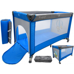 R-Sport Skládací cestovní postýlka K1 Modrá