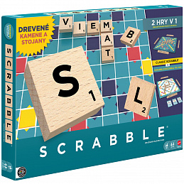 Scrabble Dřevěná edice slovensky JLJ69
