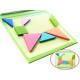 Aga Dětské magnetické 3D puzzle - Tangram bloky