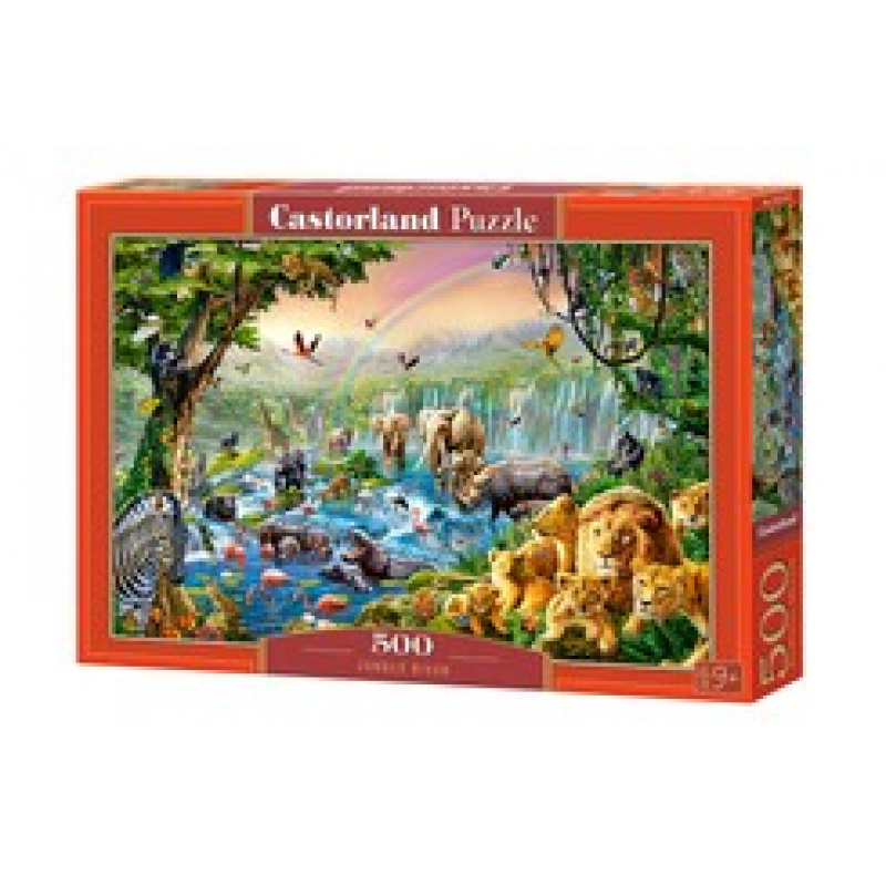 CASTORLAND Puzzle 500 dílků - Řeka džungle