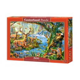 CASTORLAND Puzzle 500 dílků - Život v lese