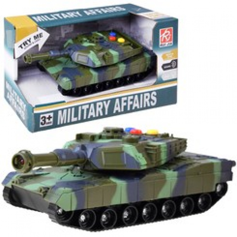 Vojenský tank se světly a zvuky ZA4267 ZI
