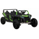 Čtyřmístná bugina ATV RACING UTV2000 s li-ion baterií zelená