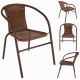 Zahradní židle BISTRO - hnědá