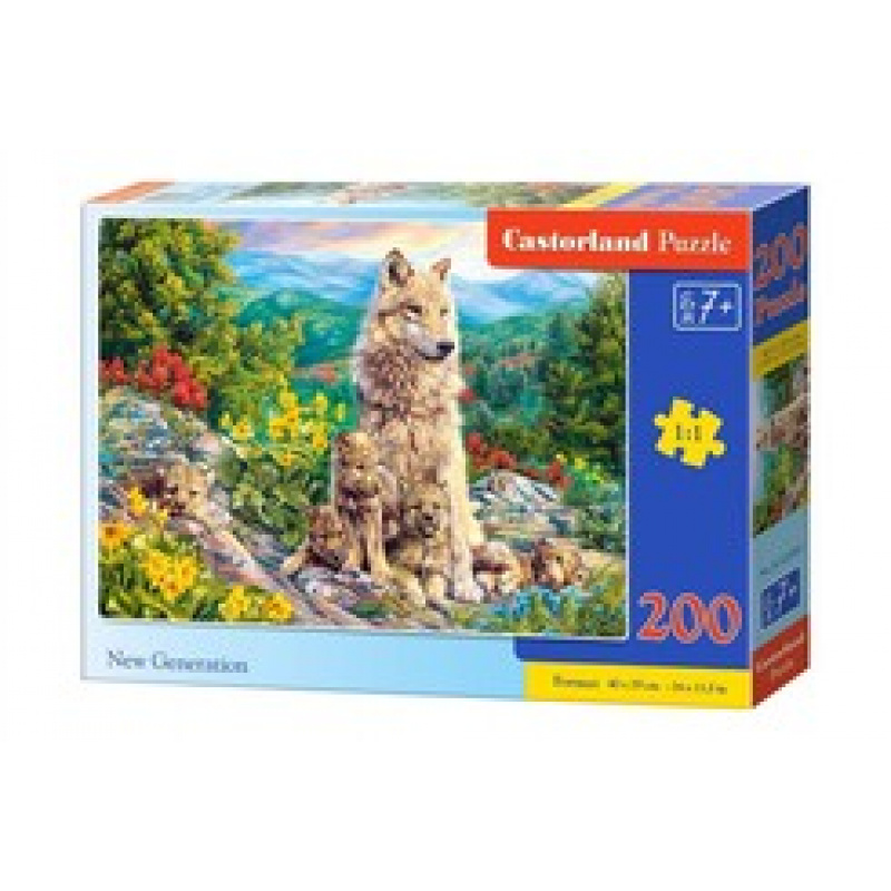 CASTORLAND puzzle 200 dílků - Nová generace