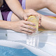Bestway 43028 Nafukovací lehátko s opěradlem Transparentní