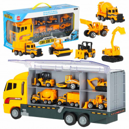 Aga Transporter  + kovové vozy stavební stroje