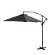 Linder Exclusiv Zahradní slunečník konzolový 300 cm Tmavě šedý
