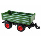 Traktor na dálkové ovládání + zelený přívěs RC0602