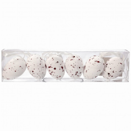 Křepelčí vejce z polystyrenu 6 ks.
