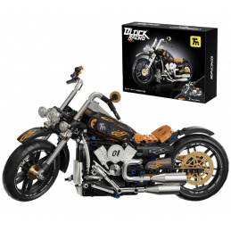 Sada Stavebnice Motocykl Černý 455ks.