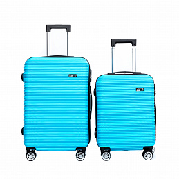 Aga Travel Sada cestovních kufrů vel. M+S Světle modrá 6CZ035 - II. JAKOST    