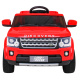 Land Rover Discovery Dětské elektrické autíčko červené + dálkové ovládání + EVA kola + pomalý start + rádio MP3