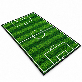 Aga4Kids Dětský koberec fotbalové hřiště 100×50 cm