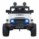Toyota FJ Cruiser pro děti bílá + dálkové ovládání + pohon 4x4 + LED audio + EVA + pomalý start