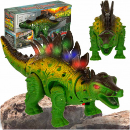 Dálkově ovládaný dinosaurus RC Stegosaurus chodí svítí řve