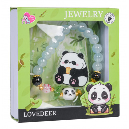 Sada Šperků Modrá Panda Náramek