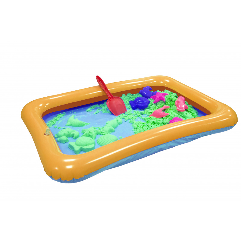 Aga4Kids Kinetický písek 3 kg + pískoviště + formičky