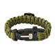 Náramek SURVIVAL s doplňky - Zelený