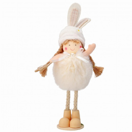 Dekorace k postavení velikonoční látková holčička