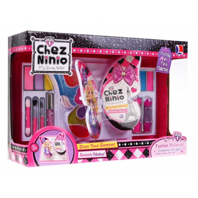 Barevná sada líčidel Butterfly pro děti 3+ Kosmetika + příslušenství