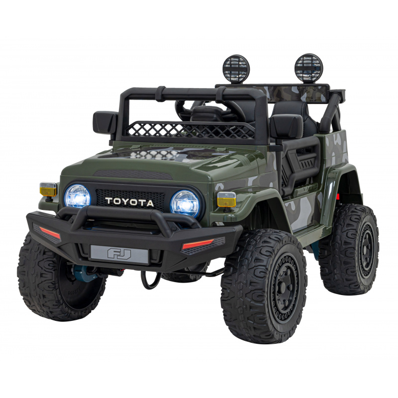 Toyota FJ Cruiser pro děti Moro + dálkové ovládání + pohon 4x4 + LED audio + EVA + pomalý start