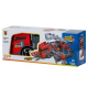 Aga Transportér 2v1 Parkovací garáž hasiči + 3 auta Červená