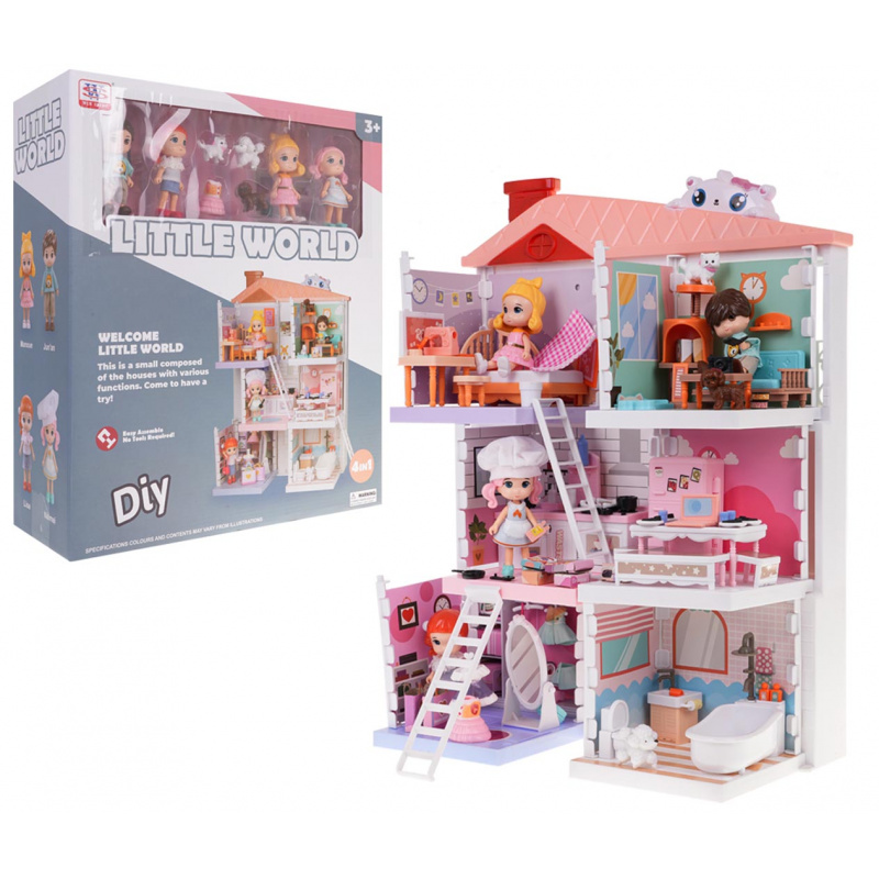 Domeček pro panenky + Příslušenství