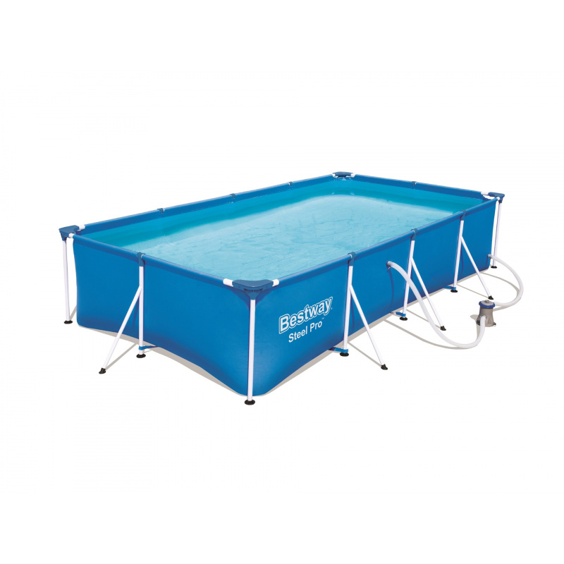 Bestway Steel Pro 4,00 x 2,11 x 0,81 m 56424 + Kartušová filtrace
