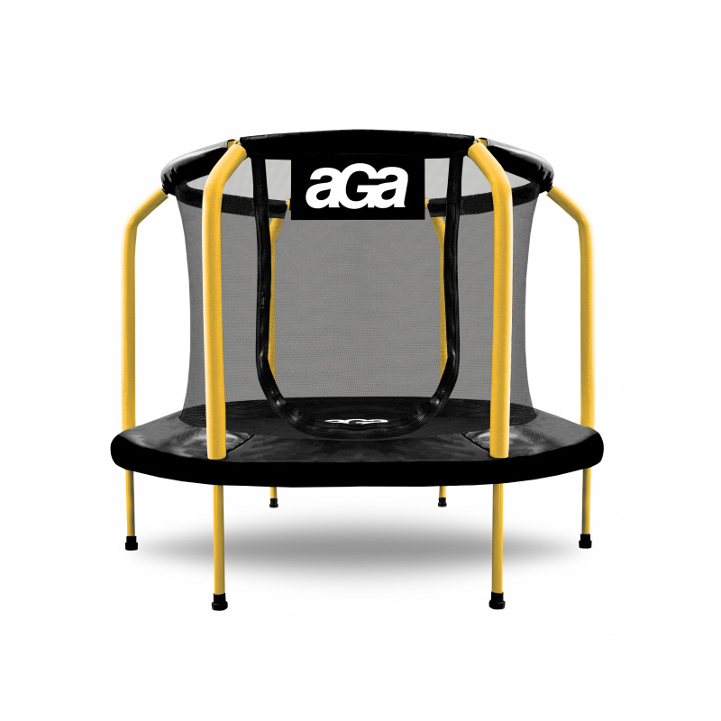 Aga Dětská trampolína 150 cm Černo-žlutá