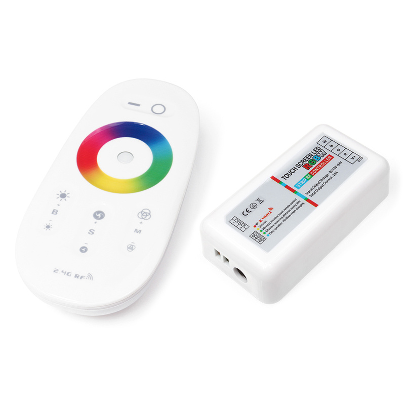Dálkový dotykový ovladač pro LED pásky RGBW - 24A - 288W
