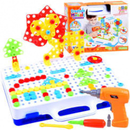 Kreativní stavebnice se šroubovákem 237 dílů ZA3969