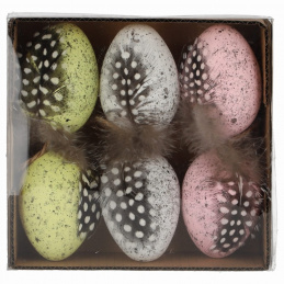 Velikonoční vajíčka 6 kusů velikonoční