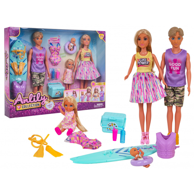 Sada Panenek, Rodina na Dovolené + Příslušenství