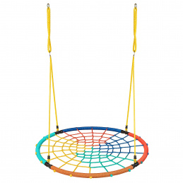 Aga Závěsný houpací kruh 120 cm Čtyřbarevný