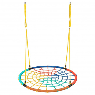 Aga Závěsný houpací kruh 120 cm Čtyřbarevný