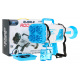 Mýdlová bublina Baby Gun 3+ modrá pistole s ventilátorem + bublinková tekutina