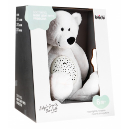 Dudlík medvídek 3v1 pro děti od 6 let Senzorická hračka + Projektor + Hudební box + Plyšová hračka