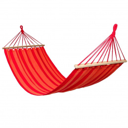 Linder Exclusiv Houpací síť 200x150 cm Červená/oranžová