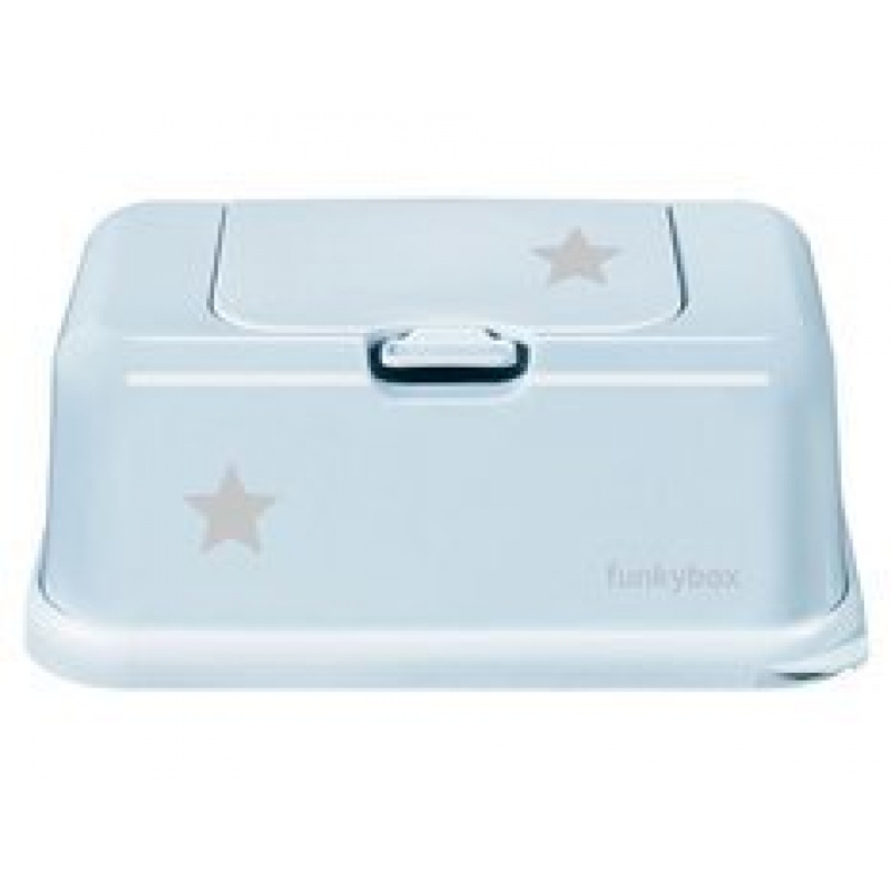 Box na kapesníky FUNKYBOX Modrý s hvězdičkou