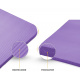 Tresko podložka na cvičení YOGA 190x100x1,5cm Fialová