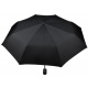 Skládací deštník černý ISO 3406