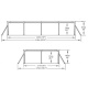 Bestway Steel Pro 4,00 x 2,11 x 0,81 m 56424 + Kartušová filtrace