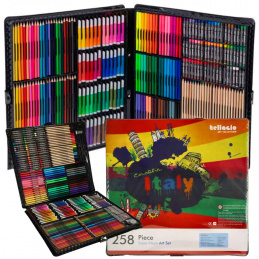 Aga Plastová malířská sada v kufříku 258 ks