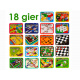 Herní set 18v1 stolní hra GR0081
