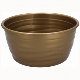 Obal na květináč zlatý - 24 cm