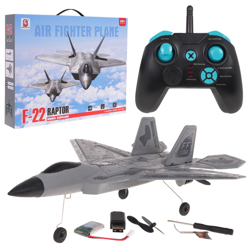 Letadlo Stíhačka RAPTOR-22 R/C