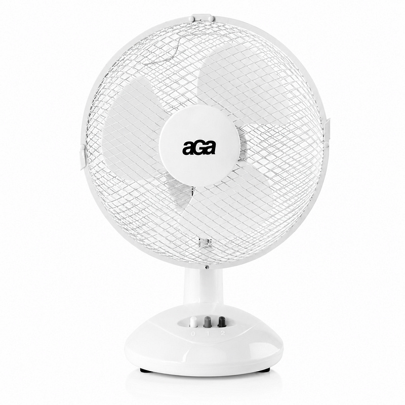 Aga Stolní ventilátor 23 cm Bílý 6DAZ518 - II. JAKOST