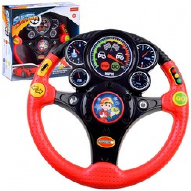 Interaktivní volantu s vibrací ZA3900 - Červený