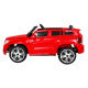 Dětské autíčko City Rider Červené + Dálkové ovládání + Nastavení volantu + Pomalý start + MP3 USB + LED dioda